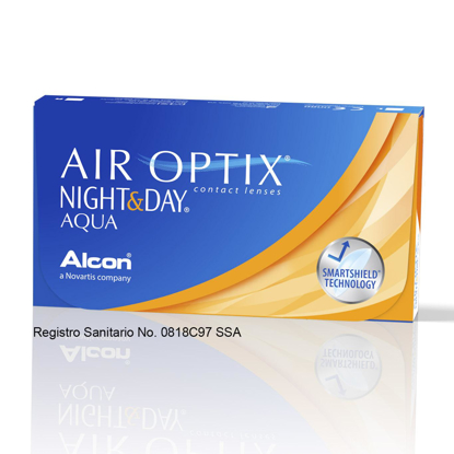 Imagen de AIR OPTIX NIGHT & DAY AQUA PODER -9.50 CB - 8.6